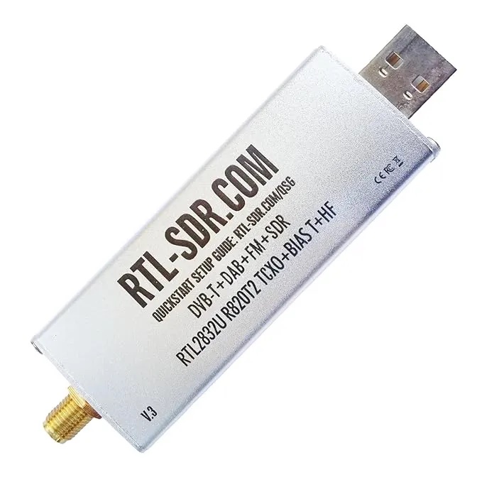 RTL-SDR hardware used for a streamable online FM radio player