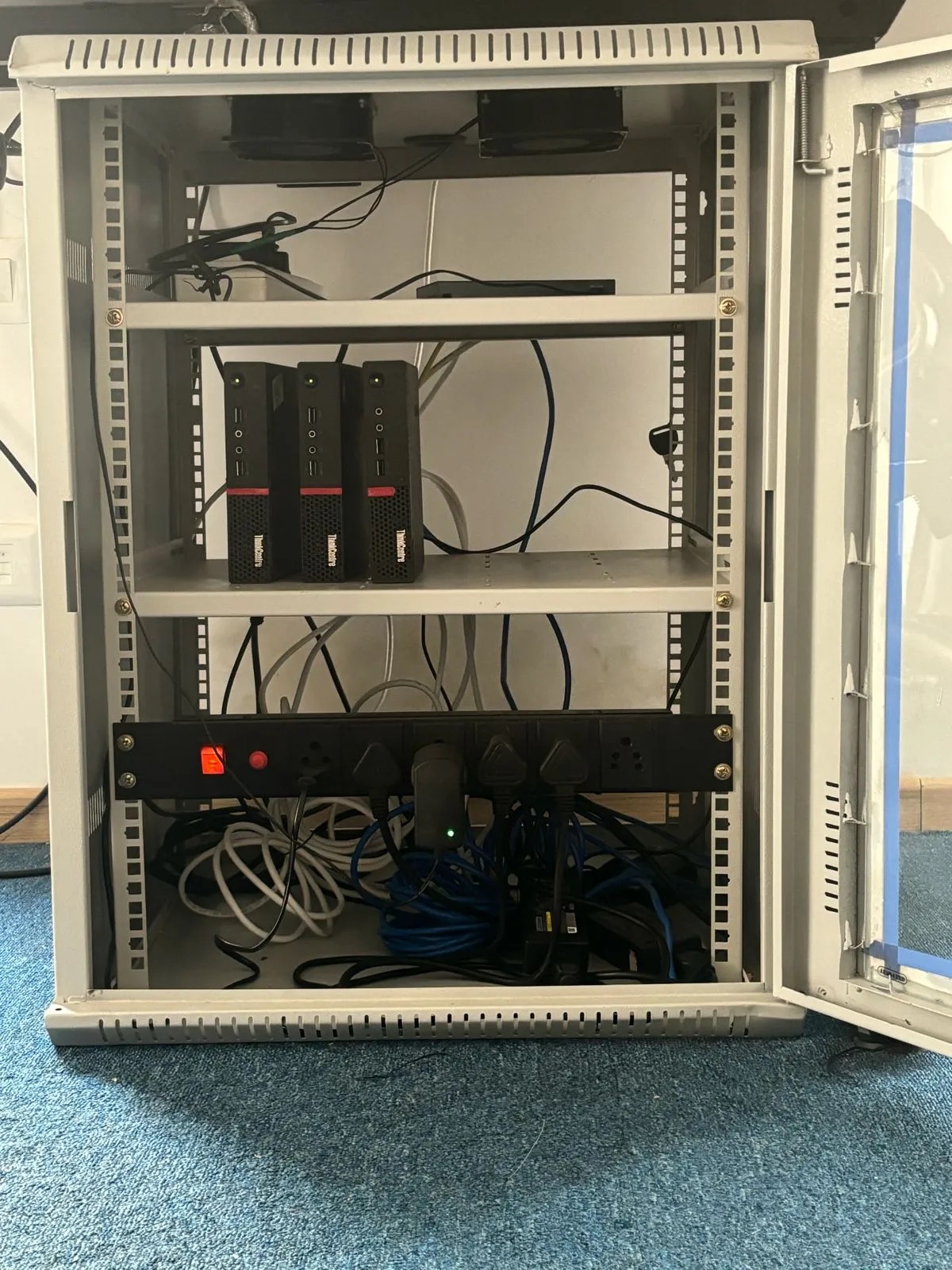 Refurbished Lenovo ThinkCentre home lab cluster setup